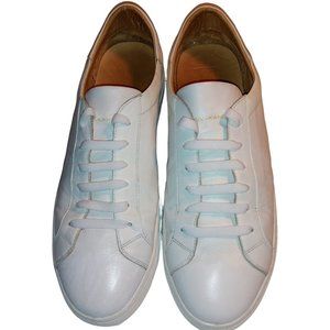 eve and kane australian designer white men's 13 low tops leather MSRP 300.00